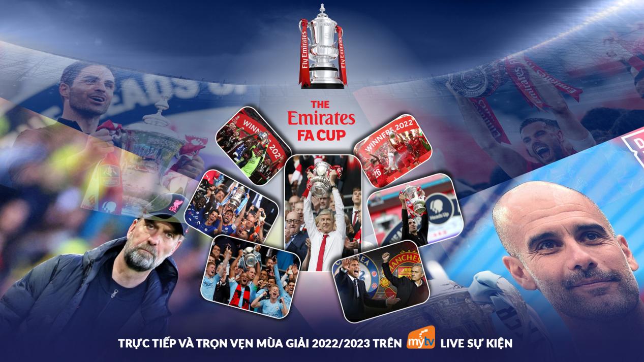 FA Cup 2022/2023 khơi màn 2023 rực lửa trên truyền hình MyTV