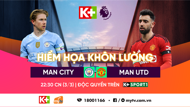 Tâm điểm thể thao cuối tuần trên MyTV: Đại chiến thành Manchester