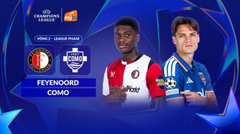 Feyenoord vs Como League Phase Vòng 2 UEFA Champions League 2026/27