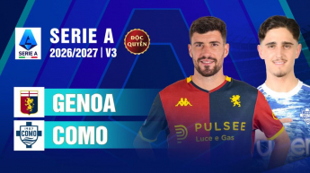 Genoa vs Como Vòng 3 Serie A 2026/27
