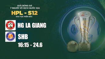 HG La Giang - SHB - Giải bóng đá 7 người VĐQG 2025 Khu vực miền Bắc - Vòng 7
