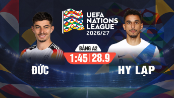 Đức vs Hy Lạp UEFA Nations League 2026/27