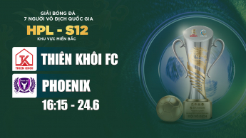 Thiên Khôi FC - Phoenix - Giải bóng đá 7 người VĐQG 2025 Khu vực miền Bắc - Vòng 7