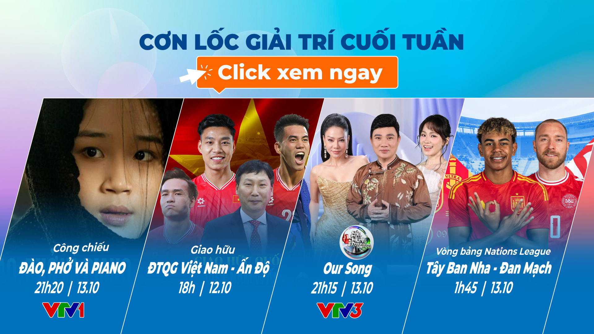 Cuối tuần thưởng thức “Đào, Phở và Piano” cùng nhiều sự kiện giải trí hot trên MyTV