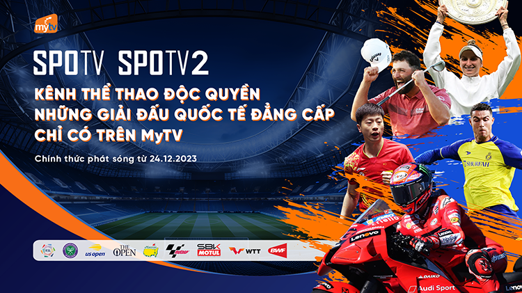 Truyền hình MyTV cung cấp độc quyền chùm kênh thể thao SPOTV tại Việt Nam