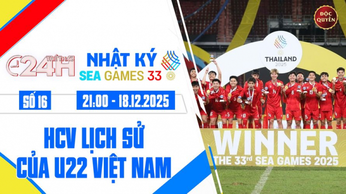 Số 621: HCV Lịch Sử Của U22 Việt Nam- Thể thao 24h