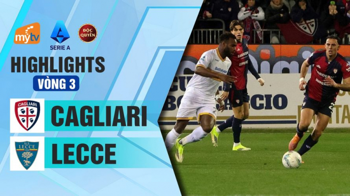 Cagliari vs Lecce Vòng 3 Serie A 2026/27