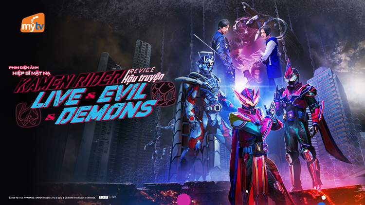 Loạt siêu phẩm Kamen Rider phiên bản 4K tiếp tục đổ bộ MyTV đầu năm 2024