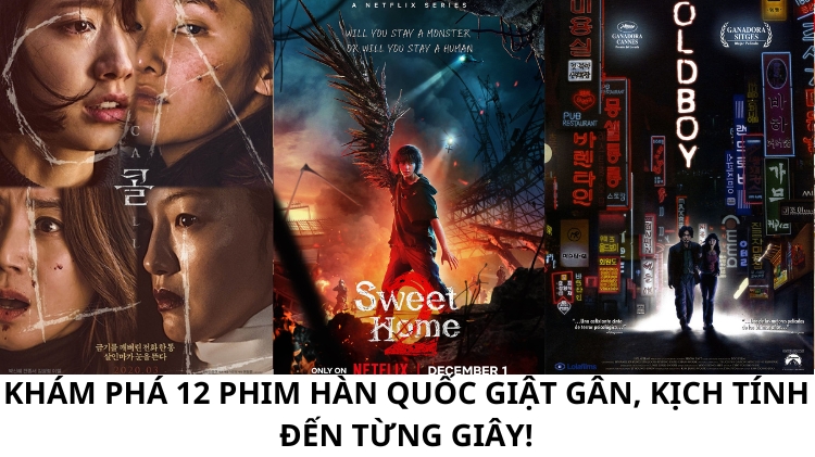 Khám phá 12 phim Hàn Quốc giật gân, kịch tính đến từng giây!