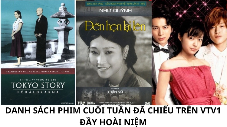 Danh sách phim cuối tuần đã chiếu trên VTV1 đầy hoài niệm